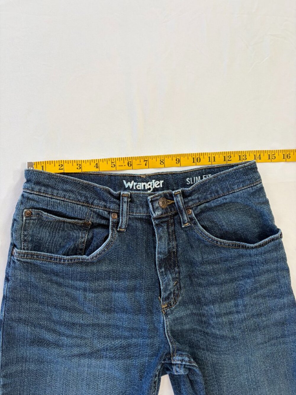 Wrangler Men's Slim Fit Jeans 29x30; Style 112370324 Dark Wash. - Picture 8 of 9